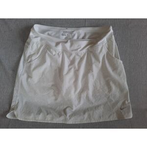 Nike Golf Women Medium Performance‎ Active White Mini Skirt with Inside Shorts